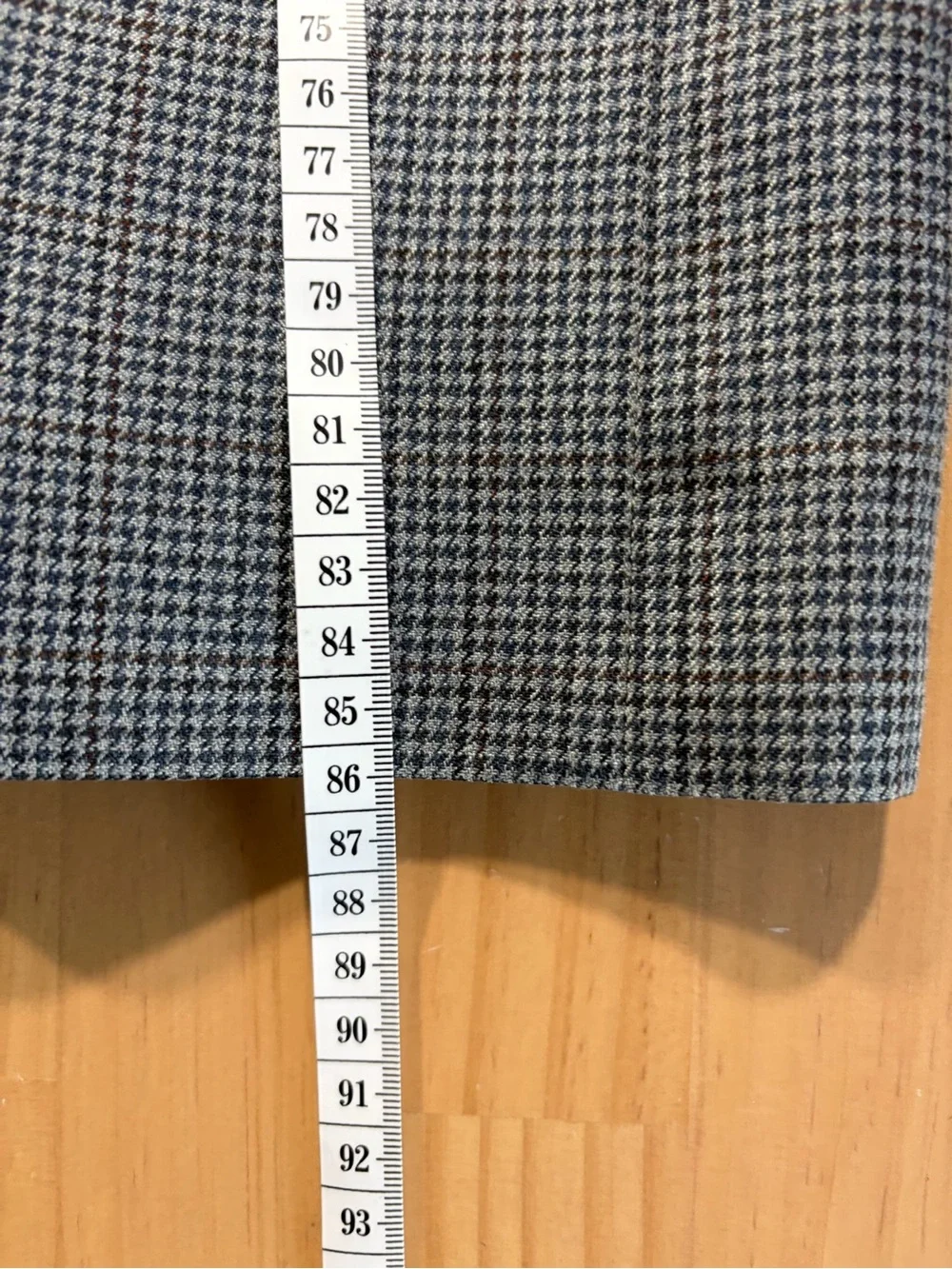 Ralph Lauren Gray-Blue Micro-Check Suit Jacket W
